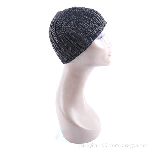 factory price crochet cornrow wig cap for making wig synthetic hair braid wig cap for black woman